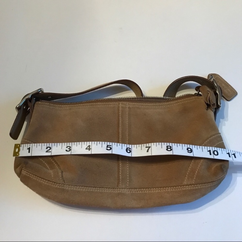 Authentic Suede Coach Purse - Picture 4 of 5